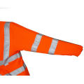 High visibility winter fleece jacket